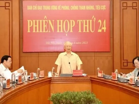 Phiên họp thứ 24 Ban Chỉ đạo Trung ương về phòng, chống tham nhũng, tiêu cực