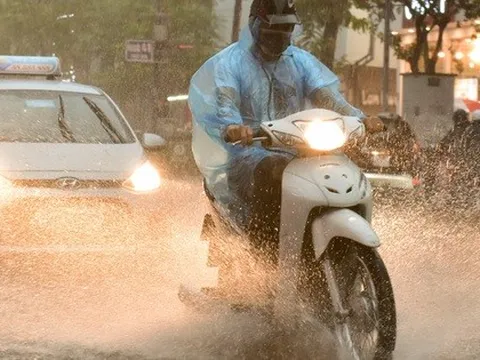 Từ đêm nay, nhiều khu vực có mưa to đến rất to