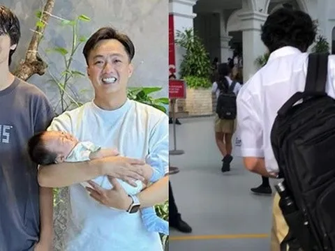 Cường Đô La khoe ảnh con trai đi học, ngoại hình Subeo gây chú ý