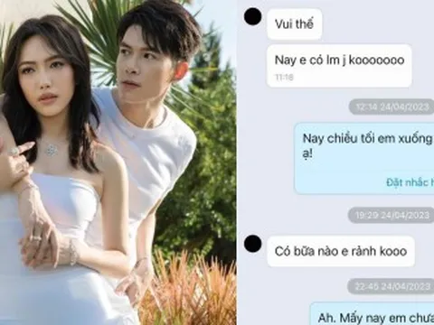 Nóng: Rầm rộ loạt tin nhắn nghi vấn Anh Tú "thả thính" một cô gái giữa tin đồn rạn nứt với Diệu Nhi