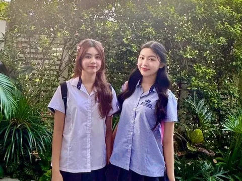 2 ái nữ nhà Quyền Linh nhập học, nhan sắc tuổi dậy thì gây xuýt xoa