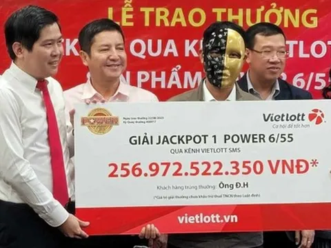 Một người từ Gia Lai nhận giải Jackpot 1 của Vietlott trị giá gần 257 tỉ đồng
