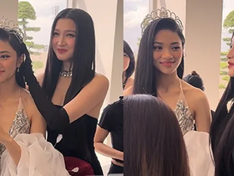 Á hậu Phương Nhi và Minh Kiên chung khung hình, đọ sắc qua camera thường kết quả thế nào?