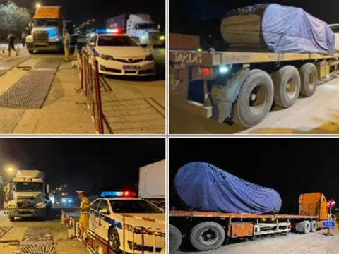 Hải Phòng: Xử phạt hơn 140 triệu đồng bốn xe chở hàng quá tải trọng