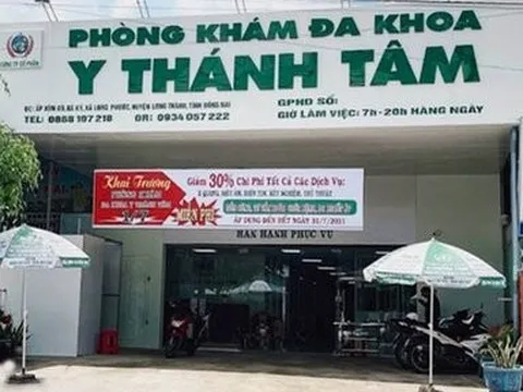 Đồng Nai: Khởi tố một giám đốc phòng khám tại huyện Nhơn Trạch
