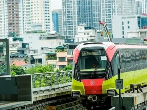 Hình hài 8 nhà ga trên cao tuyến Metro Nhổn - Ga Hà Nội
