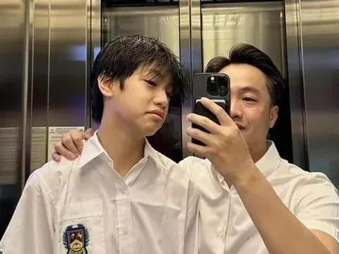 Cường Đô La đăng ảnh Subeo đi học, nhiều người thắc mắc sao sinh năm 2010 mà đã học lớp 9: Đây là lý do