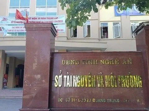 Đảng ủy Sở Tài nguyên và Môi trường Nghệ An để xảy ra nhiều vi phạm