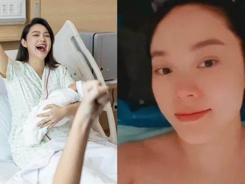 Minh Hằng lộ diện sau sinh, nhan sắc thế nào?