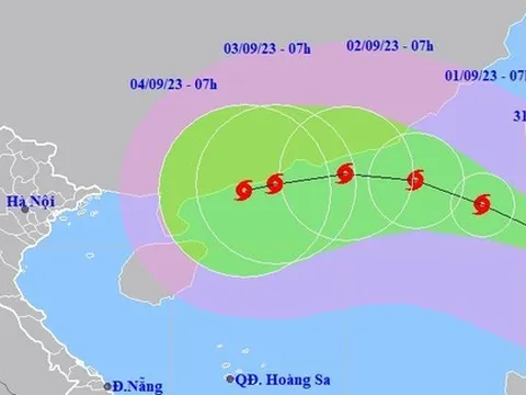Bão Sao La vào Biển Đông hôm nay, tiệm cận cấp siêu bão