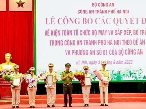 Công an Hà Nội giảm 4 đơn vị cấp phòng