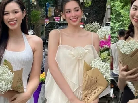 Thùy Tiên, Tiểu Vy và các nàng Hậu "bắt trend" chụp ảnh mùa thu Hà Nội, nhan sắc đời thường trông ra sao?