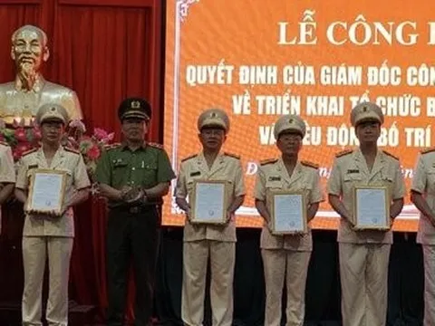 Công an Tp.Đà Nẵng kiện toàn bộ máy tổ chức