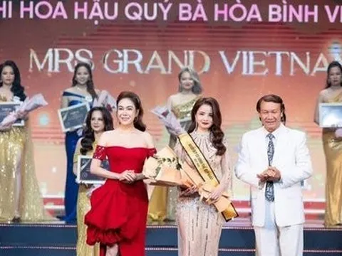 Mrs Grand Vietnam 2023: Nhan sắc ngọt ngào của Á hậu Bùi Thị Sao Mai