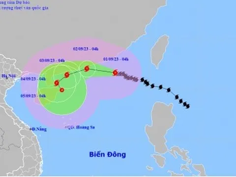 Bão số 3 di chuyển nhanh, sức gió mạnh nhất giật trên cấp 17