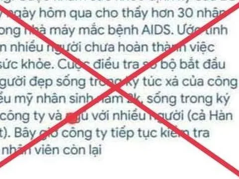 Xác định 4 trường hợp tung tin giả liên quan đến Công ty LG Display Việt Nam Hải Phòng