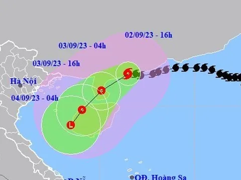 Bão Sao La gây mưa cho ven biển miền Bắc