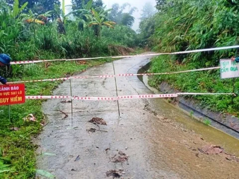 Cảnh báo lũ quét, sạt lở đất ở miền núi Quảng Nam