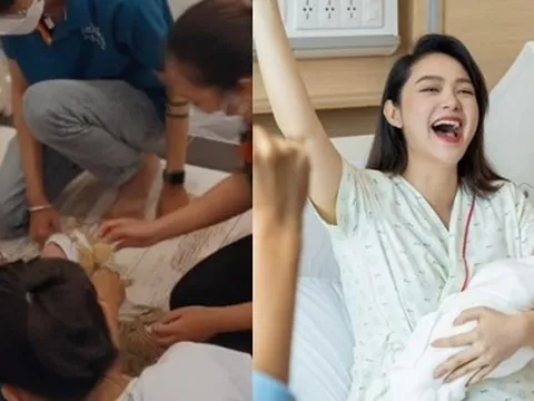 Quý tử nhà Minh Hằng chưa đầy 1 tháng tuổi đã được mẹ cho làm điều đặc biệt