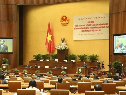Khai mạc hội nghị toàn quốc triển khai Luật, Nghị quyết của Quốc hội