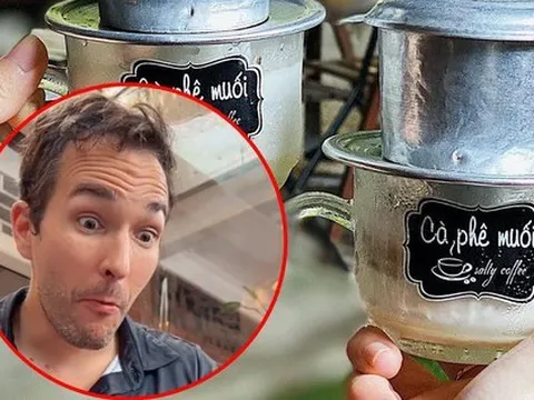 Phản ứng bất ngờ của khách Tây khi thử uống cà phê muối của Việt Nam