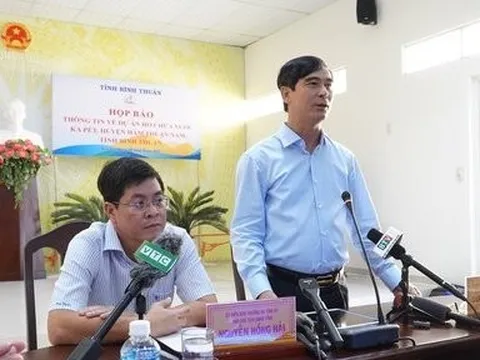 Bình Thuận họp báo việc chuyển đổi hơn 600ha rừng làm hồ chứa nước Ka Pét