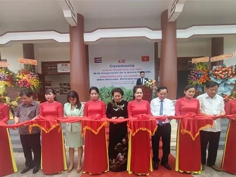Bến Tre khánh thành Nhà lưu niệm làng Moncada - biểu tượng của tình hữu nghị Việt Nam-Cuba