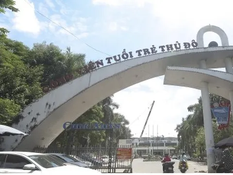 Hiện trạng công viên Tuổi trẻ Thủ đô sau khi tháo dỡ công trình sai phạm