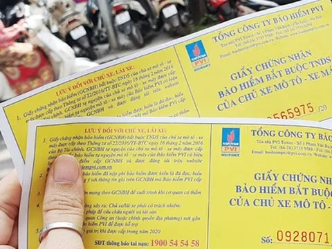 Quy định mới về bảo hiểm xe máy, ô tô bắt buộc