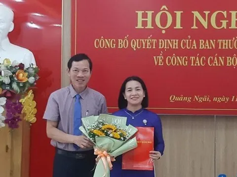 Quảng Ngãi, An Giang điều động, bổ nhiệm cán bộ chủ chốt