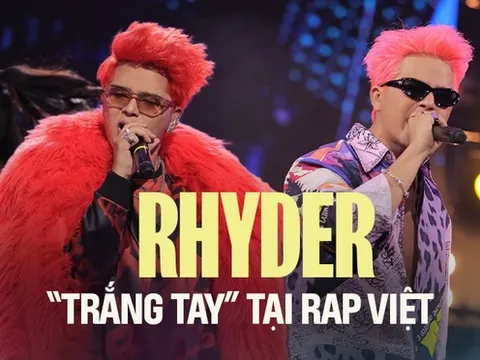 Quang Anh Rhyder: Là “tế thần" cho dư luận cả mùa Rap Việt, cuối cùng ra về tay trắng