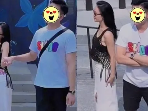 Lộ khoảnh khắc Lan Ngọc dính như sam, nắm tay tình tứ với 1 sao nam Vbiz tại Mỹ