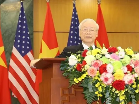 Phát biểu của Tổng Bí thư Nguyễn Phú Trọng với báo chí sau Hội đàm với Tổng thống Hoa Kỳ Joe Biden