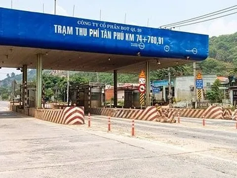 Đồng Nai: Trạm thu phí Tân Phú được tháo dỡ và sửa chữa mặt đường