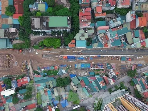 Mục sở thị hầm chui gần 800 tỷ ở Hà Nội đang tăng tốc thi công