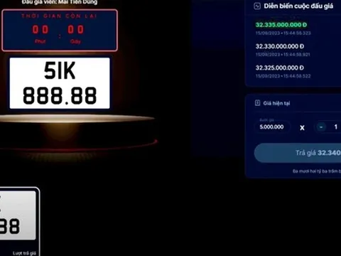 Sắp đưa thêm 36 biển số xe "VIP" ra đấu giá