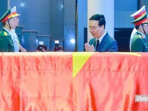 Lãnh đạo Đảng, Nhà nước viếng Thượng tướng Nguyễn Chí Vịnh
