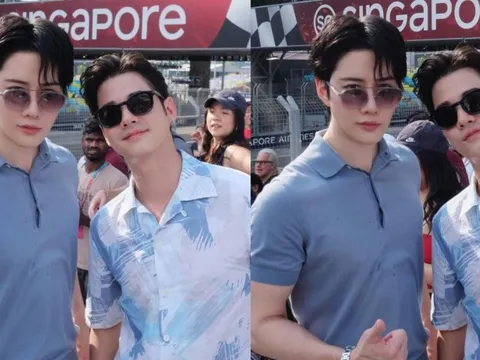 2 nam thần thanh xuân Mike Angelo - Mario Maurer gây bão chung khung hình: Đúng là combo nhan sắc hack tuổi đỉnh cao