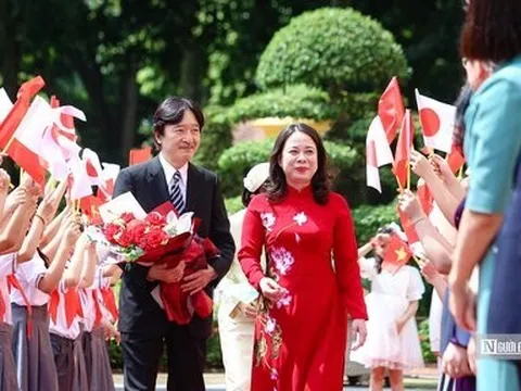 Phó Chủ tịch nước chủ trì lễ đón Hoàng Thái tử Nhật Bản