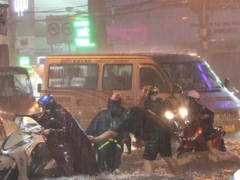 Miền Bắc chiều tối có mưa dông; miền Trung, Nam Bộ bước vào đợt mưa rất lớn