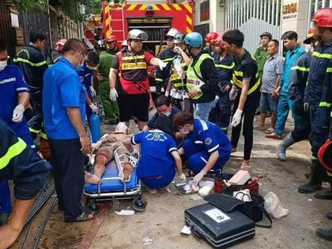Vụ sập nhà 4 tầng tại TP HCM: Hai nạn nhân nặng, bệnh viện khởi động quy trình báo động đỏ