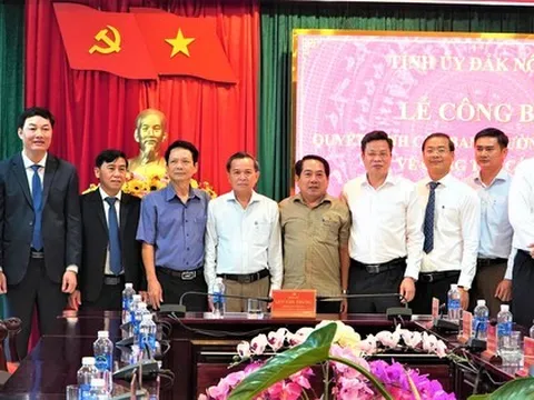 Luân chuyển, bổ nhiệm 8 cán bộ chủ chốt tỉnh Đắk Nông