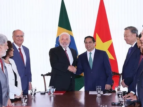 Phấn đấu tăng kim ngạch song phương Việt Nam - Brazil lên 15 tỉ USD