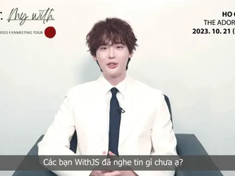 Clip nam tài tử Hàn Lee Jong Suk chào fan bằng tiếng Việt