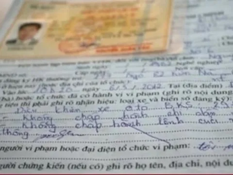 Mất biên bản xử phạt vi phạm giao thông, làm sao nộp phạt?