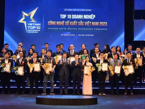 Vinh danh 10 doanh nghiệp công nghệ số xuất sắc có tổng doanh thu hơn 7 tỷ USD