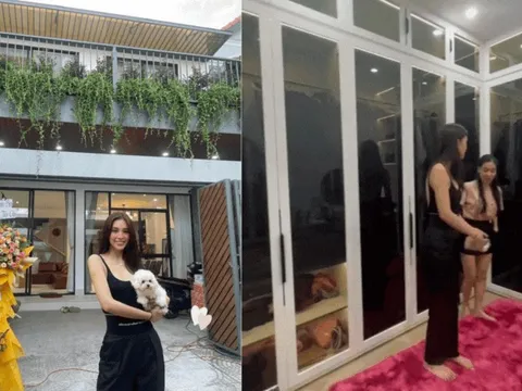 “Dì Dung” đi tân gia nhà mới của Tiểu Vy ở Quảng Nam, thốt lên 1 câu khi đến phòng ngủ hướng ra ban công xanh mướt