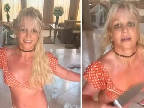 Cảnh sát đến nhà Britney Spears sau video múa dao gây sốc