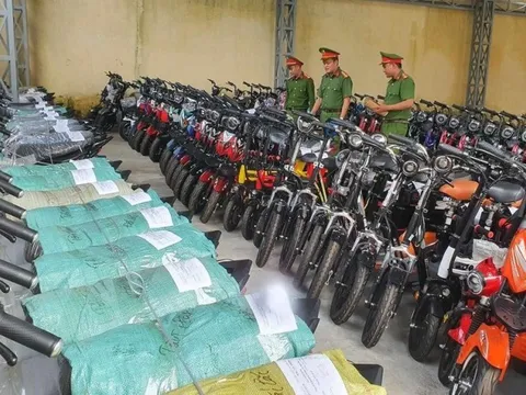 Bắt giữ 110 chiếc xe điện không rõ nguồn gốc xuất xứ