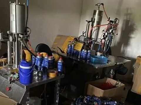 Đà Nẵng: Phát hiện điểm sang chiết gas trái phép núp bóng trạm trung chuyển